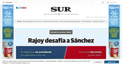 Desktop Screenshot of diariosur.es