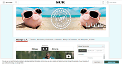 Desktop Screenshot of malagacf.diariosur.es