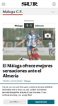 Mobile Screenshot of malagacf.diariosur.es