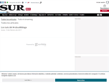 Tablet Screenshot of directos.diariosur.es