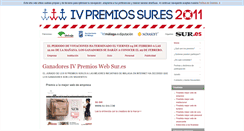 Desktop Screenshot of premiosweb.diariosur.es