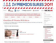 Tablet Screenshot of premiosweb.diariosur.es