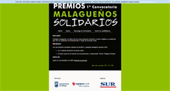 Desktop Screenshot of premios-solidarios.diariosur.es